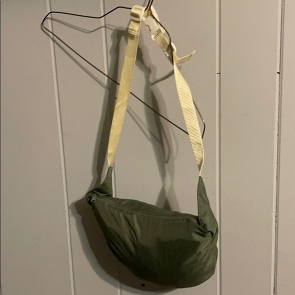 Vintage Izod convertible windbreaker Anorak 1/2 zip packable jacket w straps - Picture 4 of 11